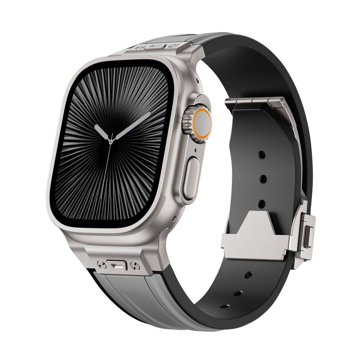 Dual-Color Premium Silicone Strap for Apple Watch Ultra - Sport Collection (44/45/46/49mm)