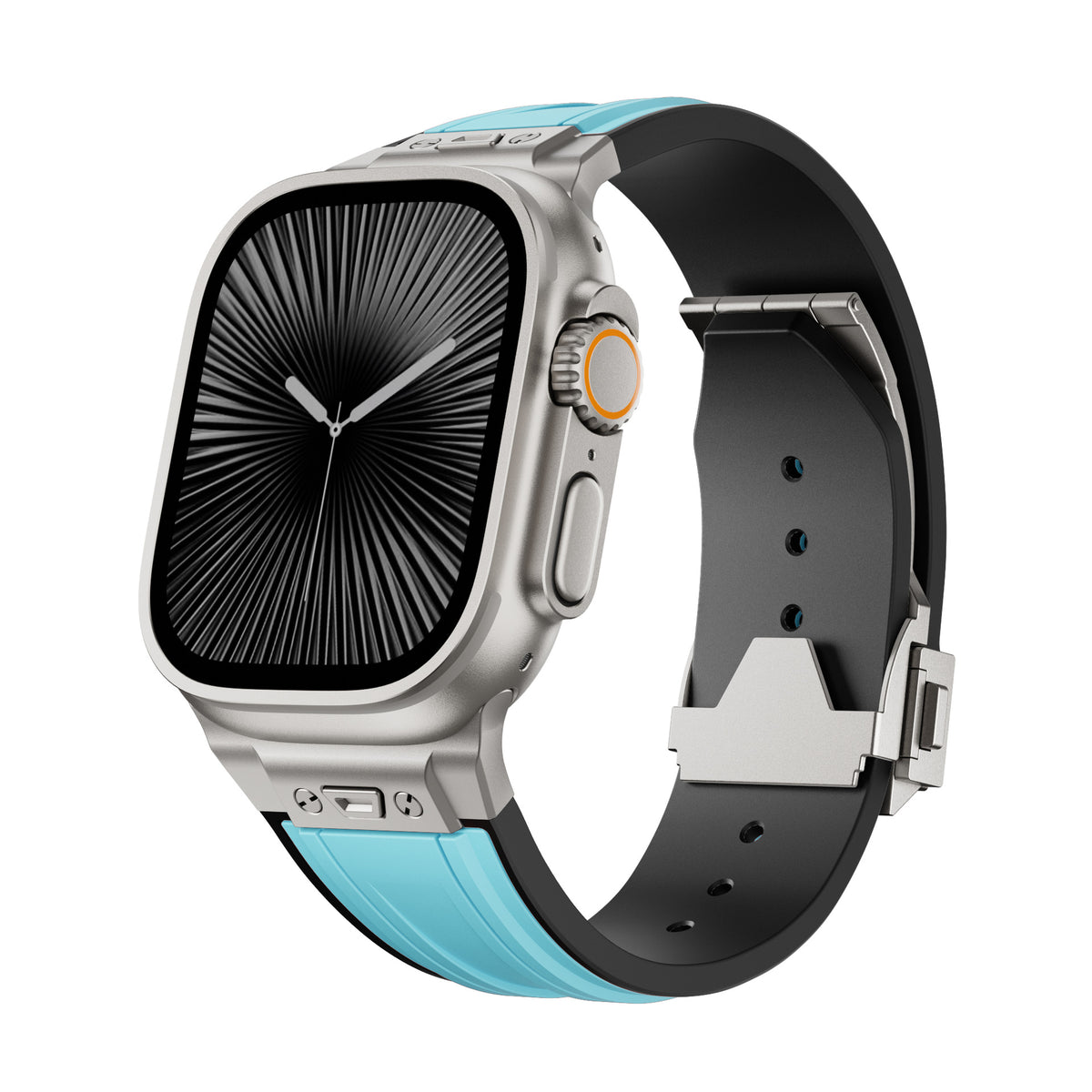 Dual-Color Premium Silicone Strap for Apple Watch Ultra - Sport Collection (44/45/46/49mm)