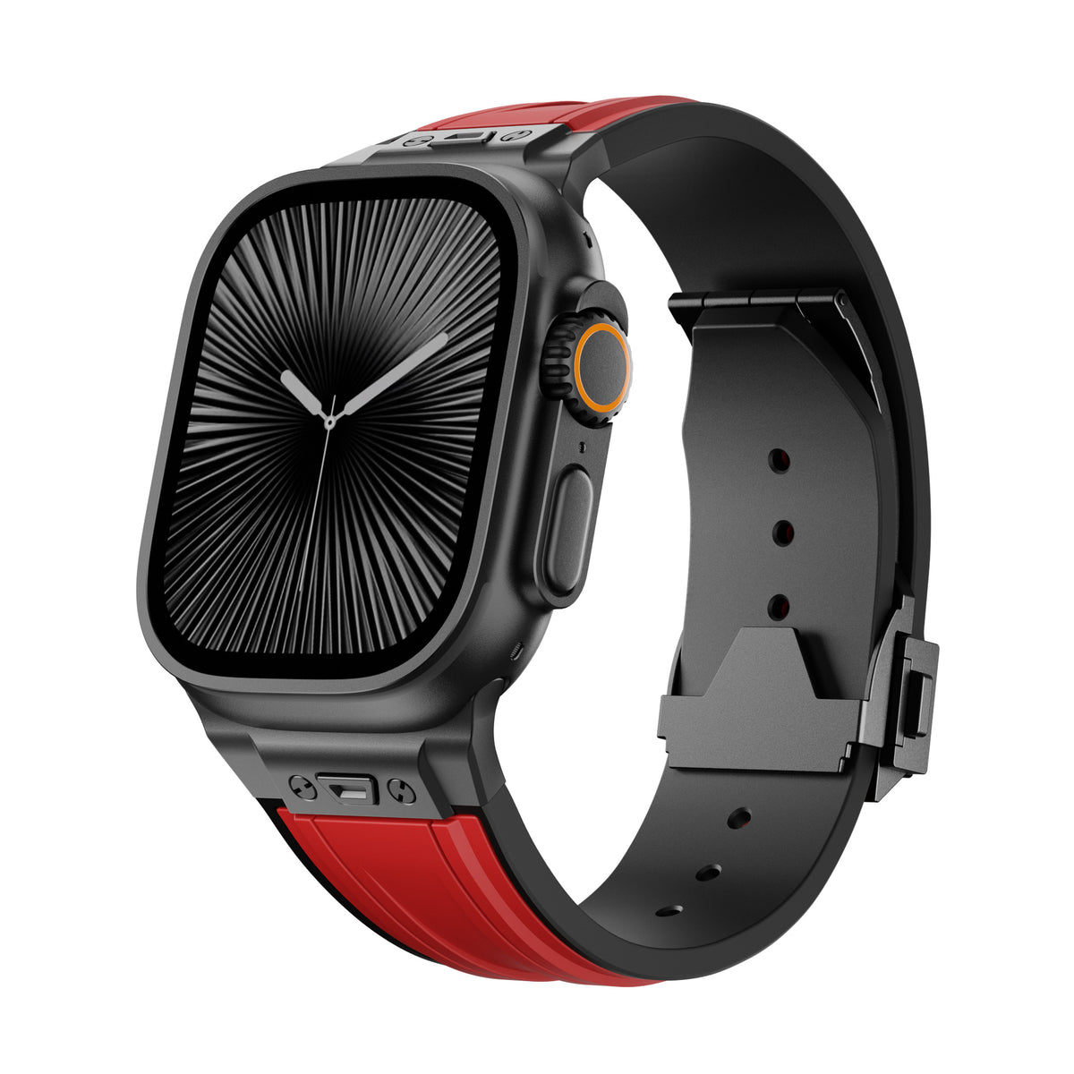 Dual-Color Premium Silicone Strap for Apple Watch Ultra - Sport Collection (44/45/46/49mm)