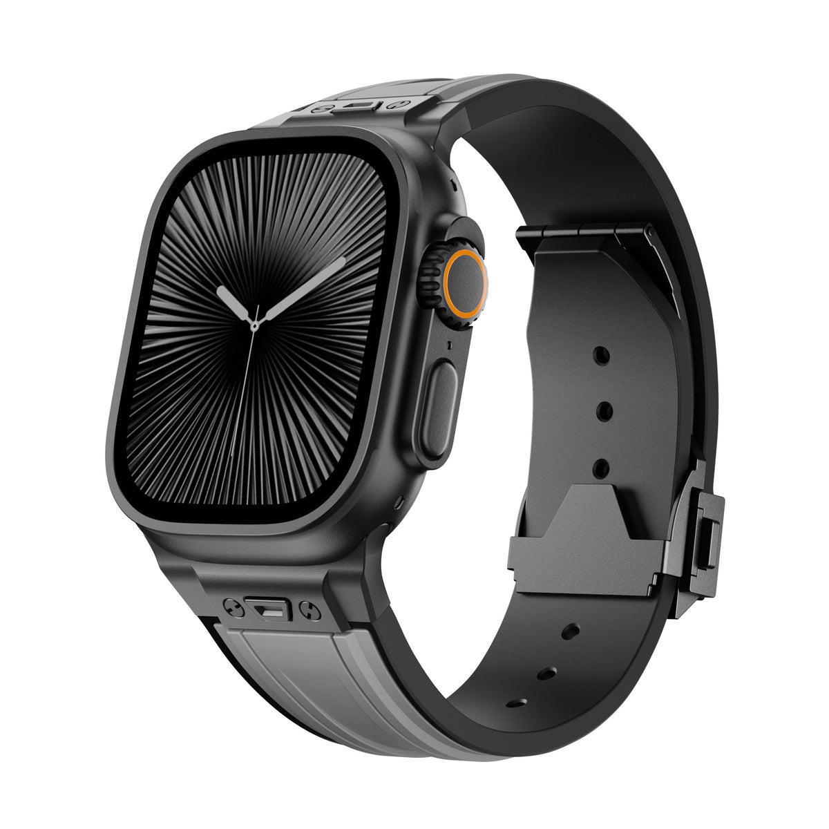 Dual-Color Premium Silicone Strap for Apple Watch Ultra - Sport Collection (44/45/46/49mm)