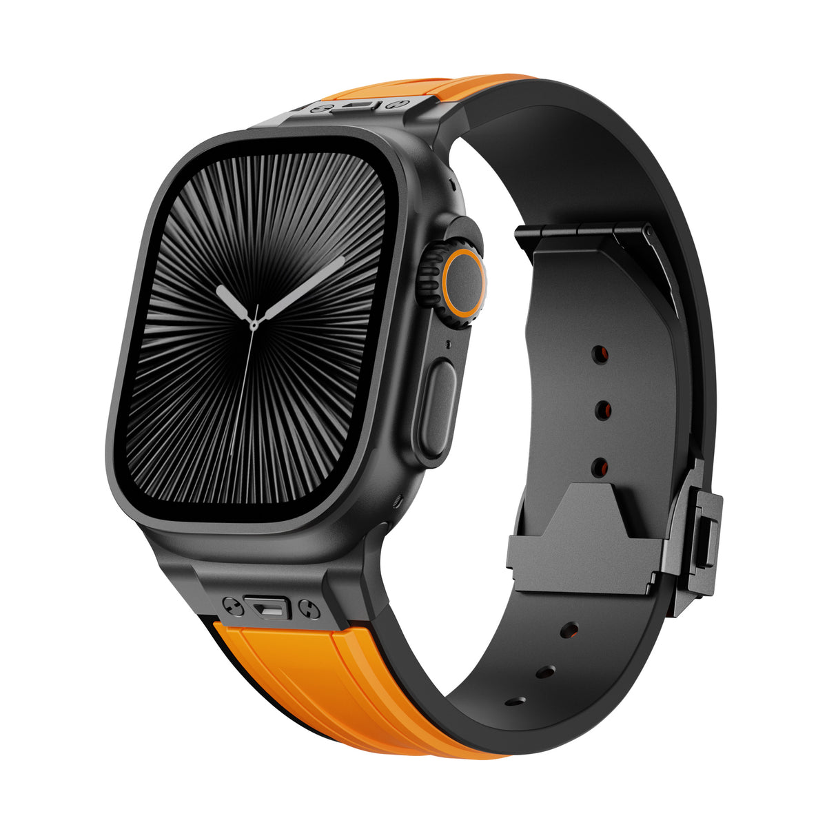 Dual-Color Premium Silicone Strap for Apple Watch Ultra - Sport Collection (44/45/46/49mm)