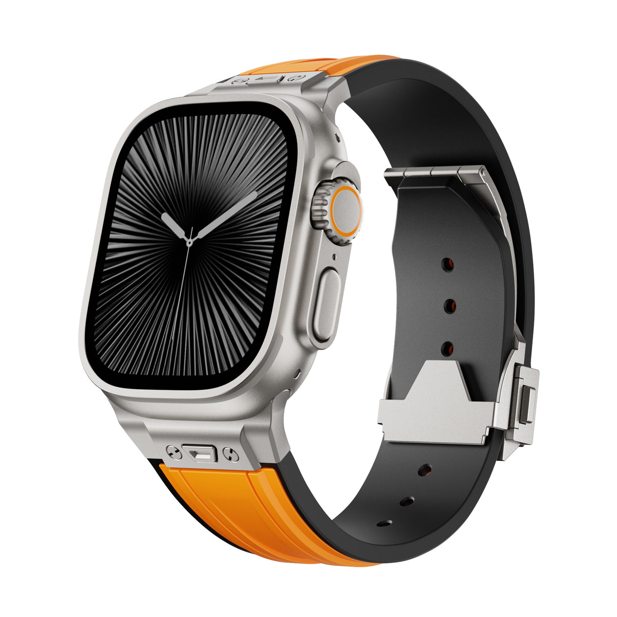 Dual-Color Premium Silicone Strap for Apple Watch Ultra - Sport Collection (44/45/46/49mm)
