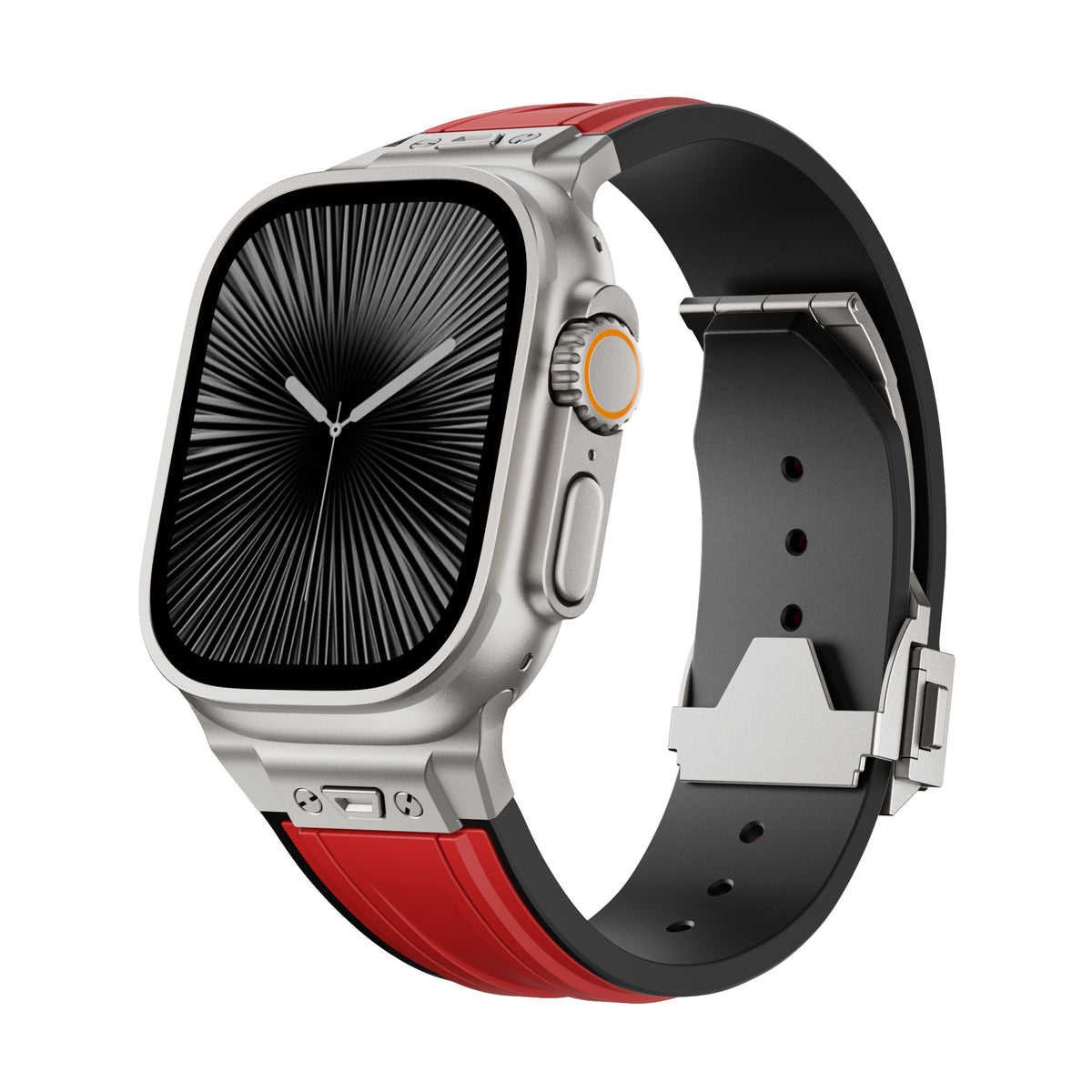 Dual-Color Premium Silicone Strap for Apple Watch Ultra - Sport Collection (44/45/46/49mm)