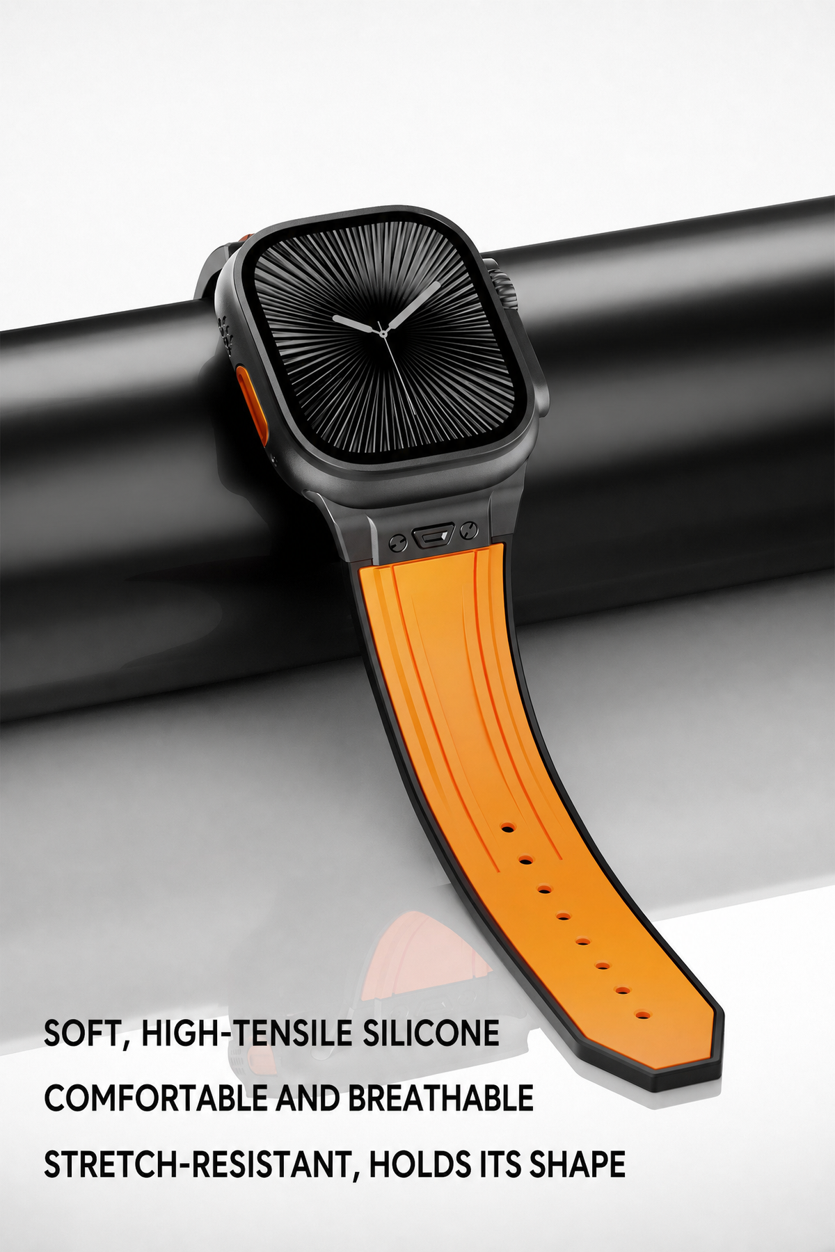 Dual-Color Premium Silicone Strap for Apple Watch Ultra - Sport Collection (44/45/46/49mm)