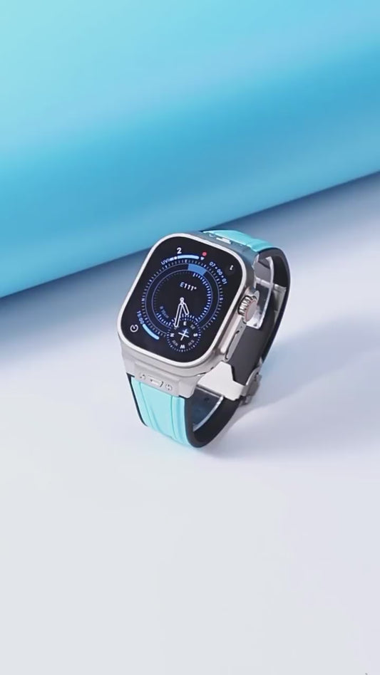 Dual-Color Premium Silicone Strap for Apple Watch Ultra - Sport Collection (44/45/46/49mm)